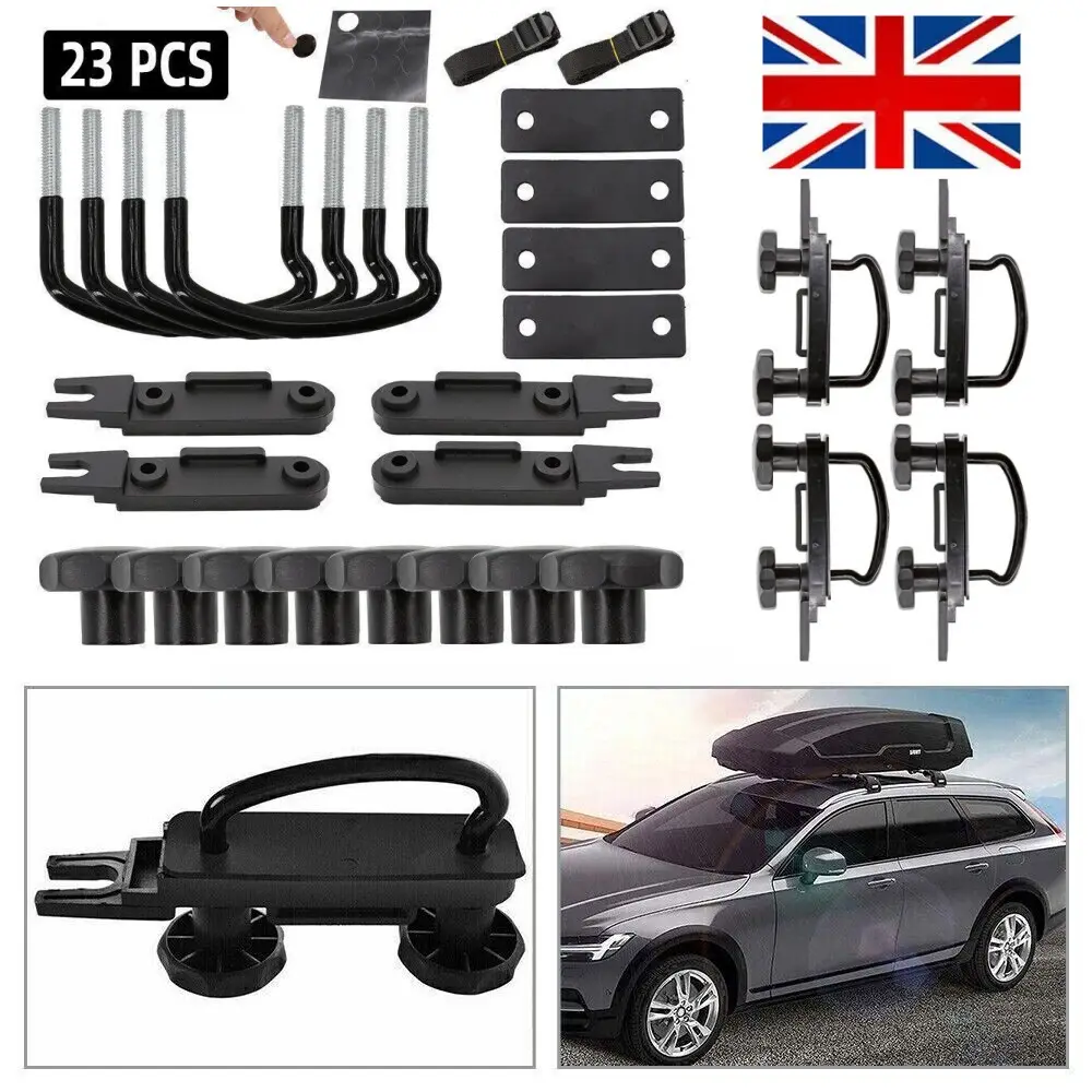 Stainless Universal Roof Box U-Bolt Clamps Car