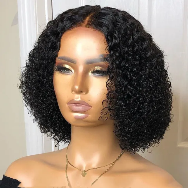 Ladies Front Lace Synthetic Short Curly Wig Ls290 - Shop at LoveMi