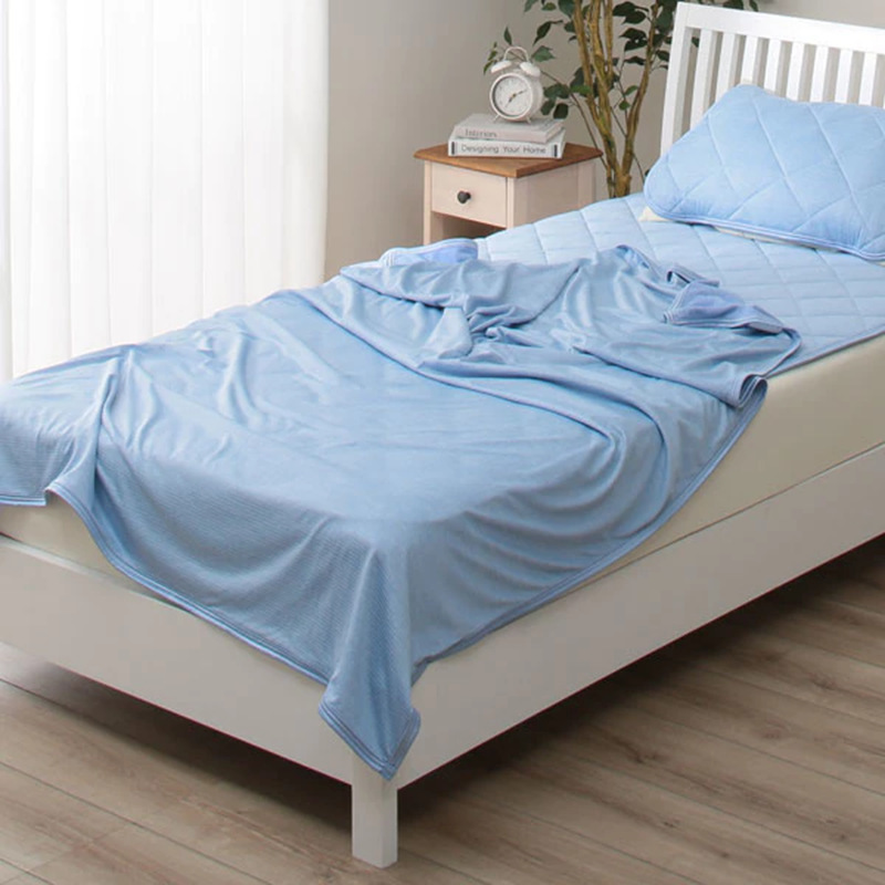 Cooling Blanket Cooling Fiber Absorb Heat Washable Cover Over Blankets Summer - Picture 14 of 21