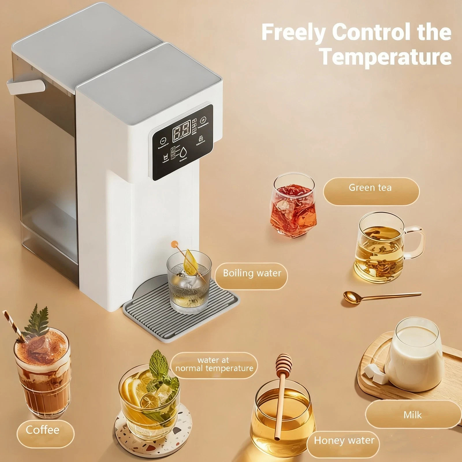 3L Instant Water Dispenser 12 Temperature Adjustable Portable Tank — image 6