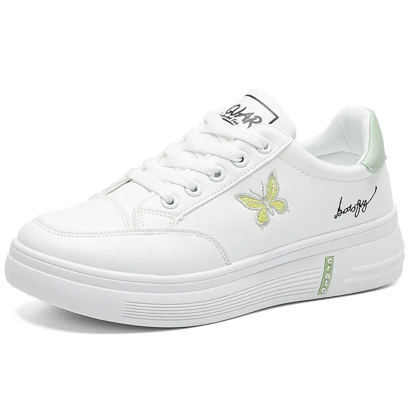 Little White Shoes Female Students Flat