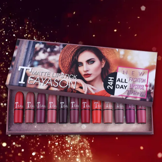 Matte Lipstick Set GIFT Batch Waterproof And Long Lasting Lipstick Set - Shop at LoveMi
