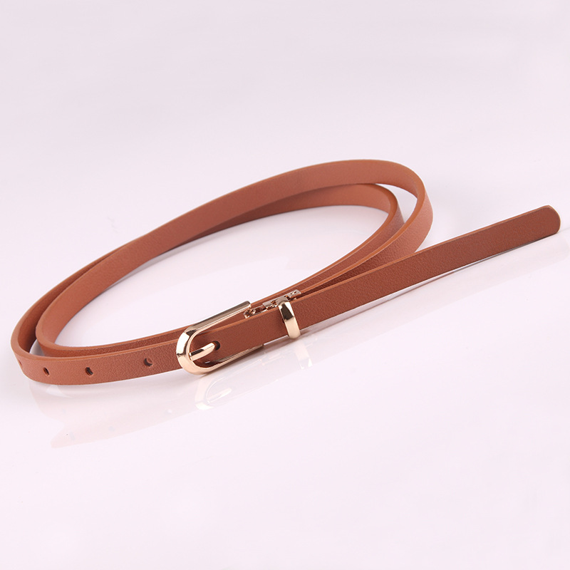 Title 4, Sweater Thin Belt Ladies All-match Pin Buckle P...