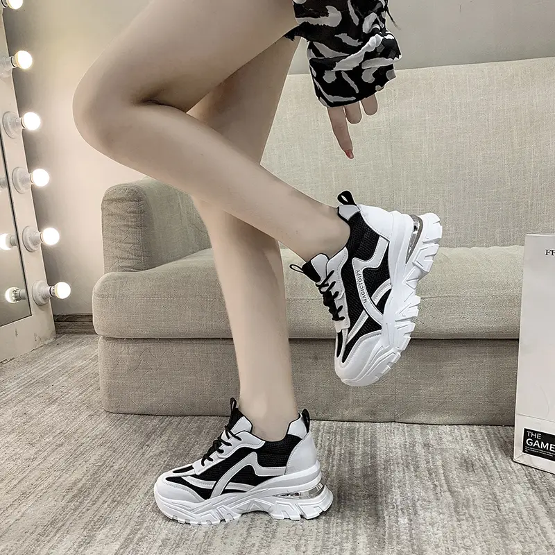 Women's Casual Sports All-match Thick-soled Retro Breathable Shoes