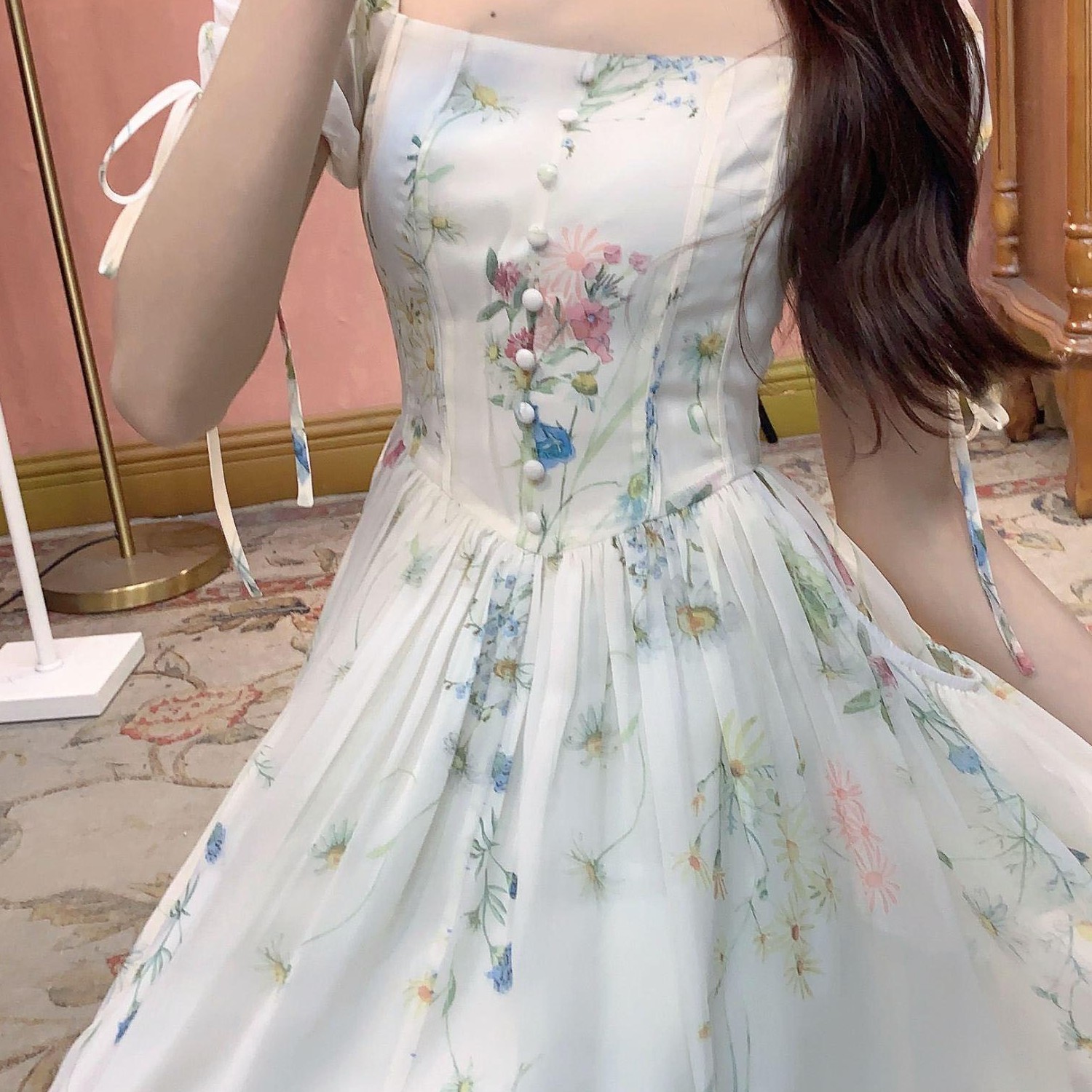 Tea Break French White Dress