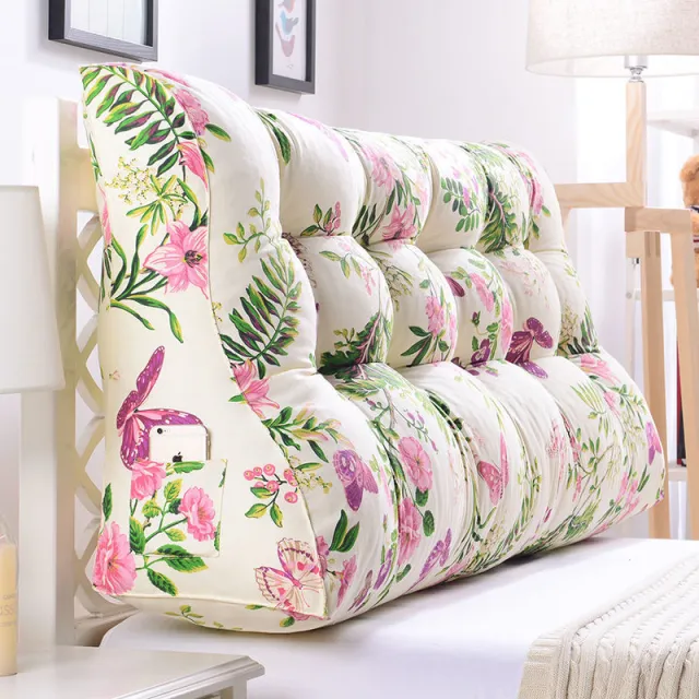Bed Large Waist Protection Sofa Back Waist Pillow Butterfly Flower - Shop at LoveMi