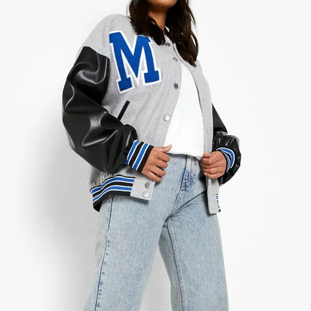 Autumn And Winter Women's Brushed Thick Jacket Grey Blue - Shop at LoveMi