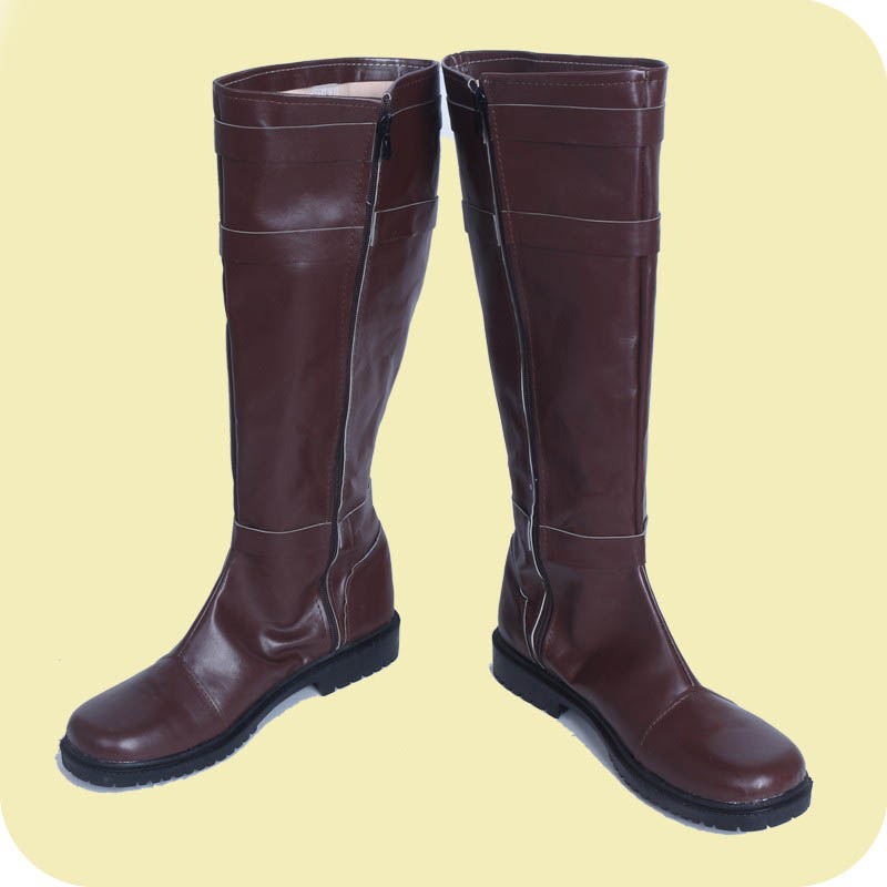 Title 2, Bottes en cuir Jedi pour cosplay Chaussures de ...