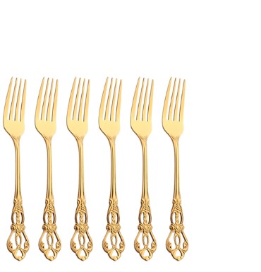 Gold Medium Fork Set3