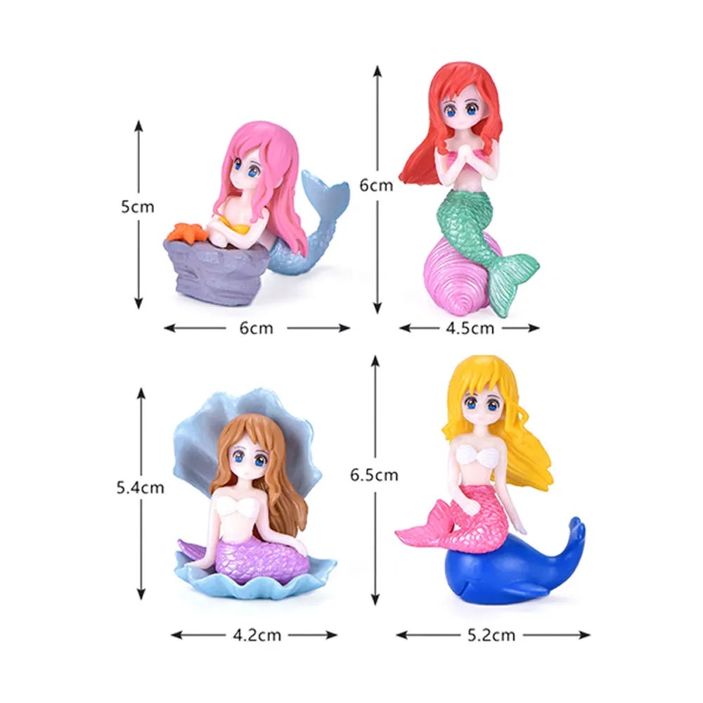 Shell Mermaid Shape Cartoon Keychain Car Charm