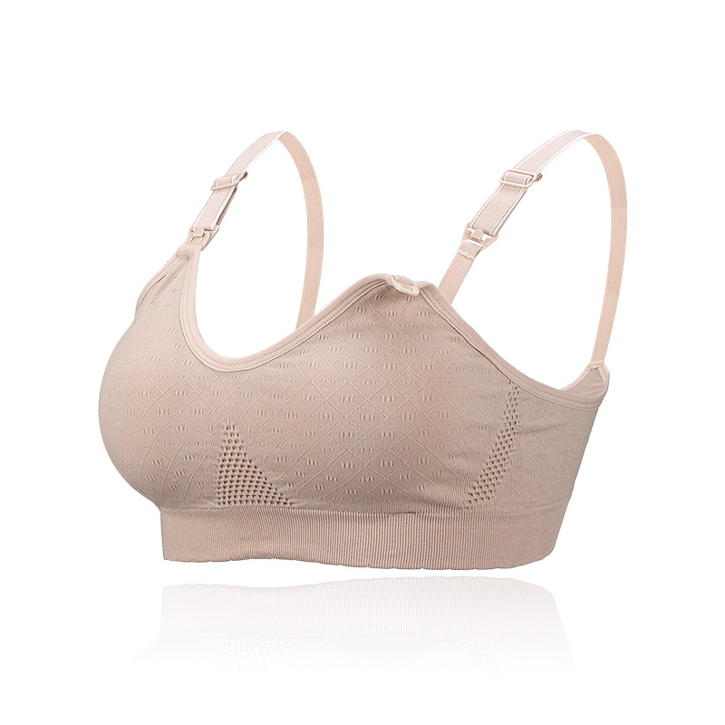 Title 5, Front Buckle Postpartum Breastfeeding Bra Witho...