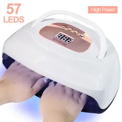 LED UV Lamp Nail Dryer LEDs Fast Drying Nail Gel Polish Manicure Gel Lamp With Motion Sensing LCD Display - Golden - View 1