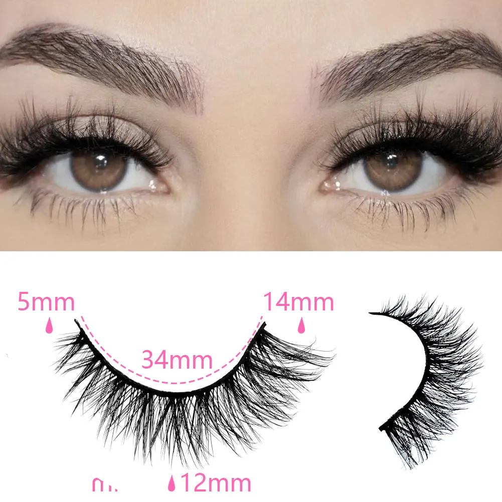 3D False Eyelashes Are Multi-layered, Realistic, Soft