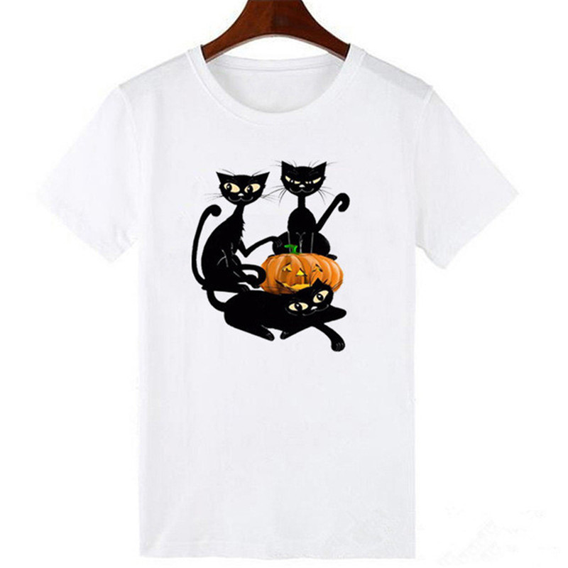 Title 5, Black Cat Cat Paw Print EBay Short-Sleeved Euro...