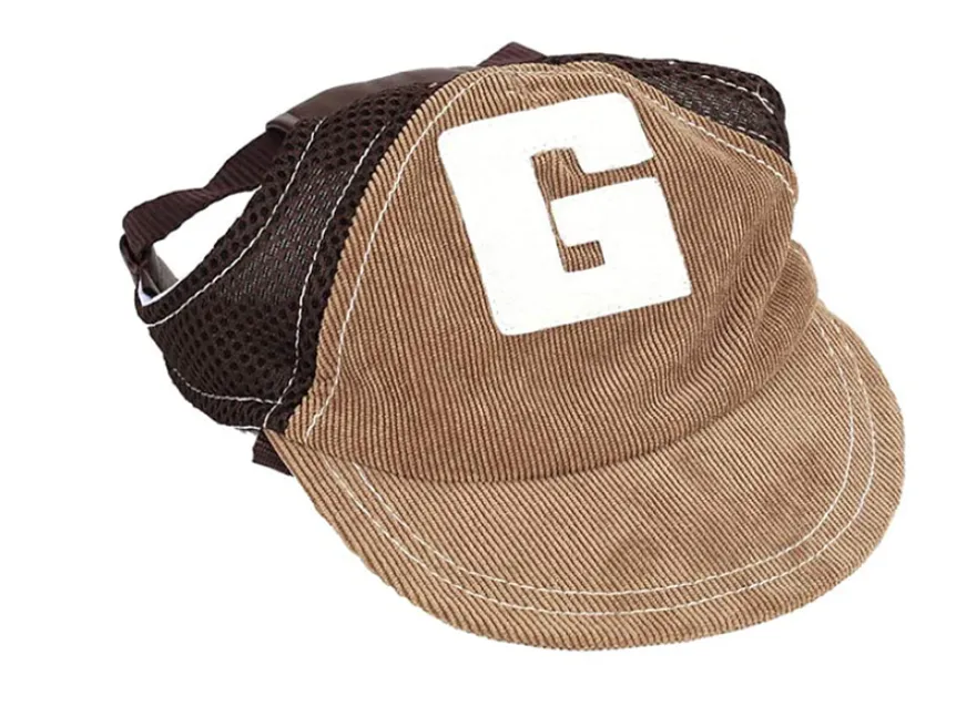 Pet Hat Sports Sunscreen Dog Breathable - Coffee