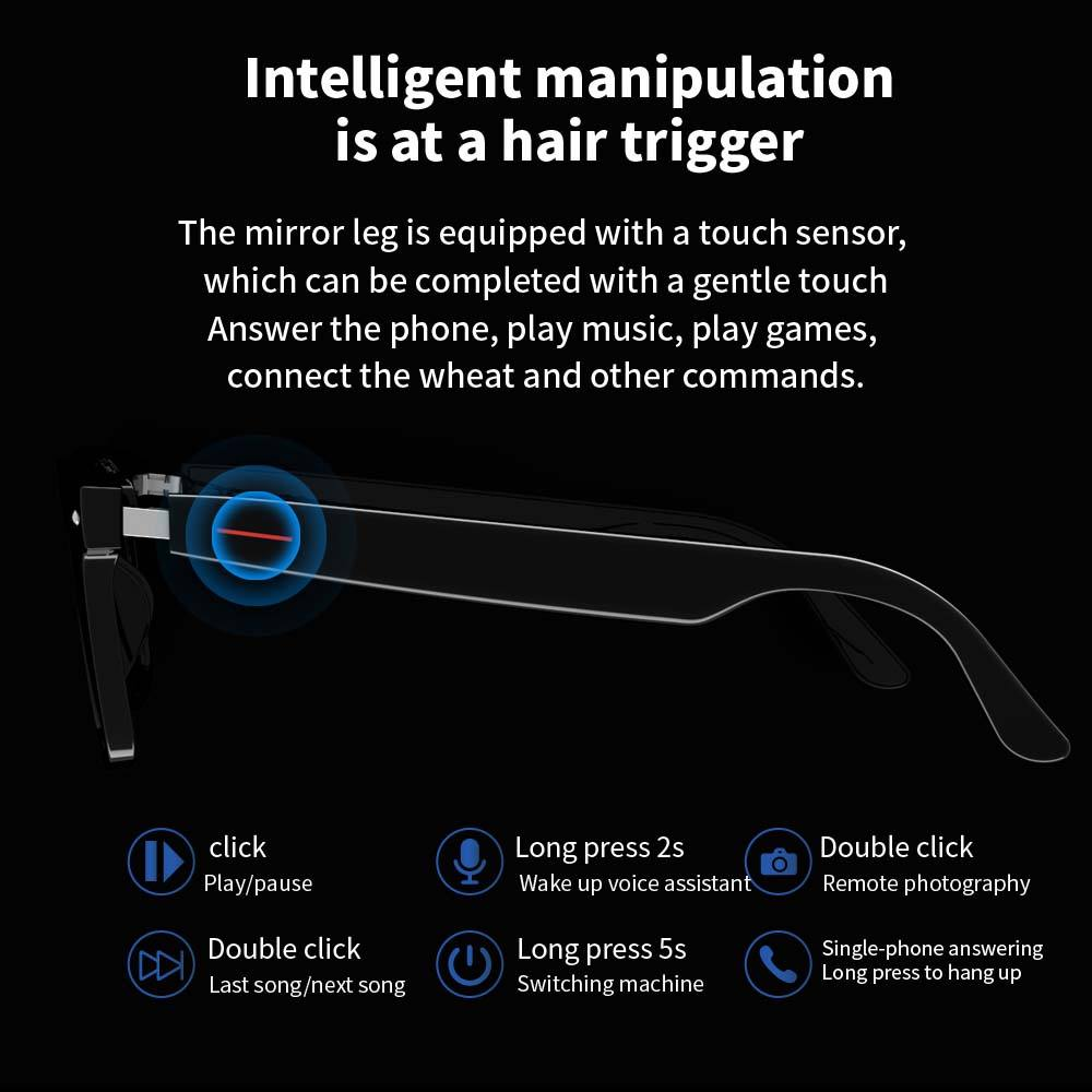 Smart Glasses With Wireless Audio And Hands-free Calling_voghion.com