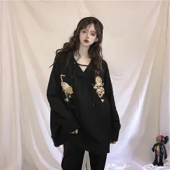 Long Sleeve Sweatshirt Women's Top Student Hip Hop Jacket - Early Autumn Thin Cashmere - View 1