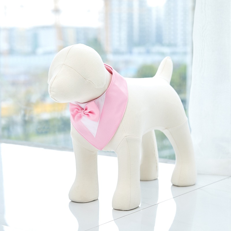 Pet Suit Triangular Binder Bow Saliva Towel - Image 10