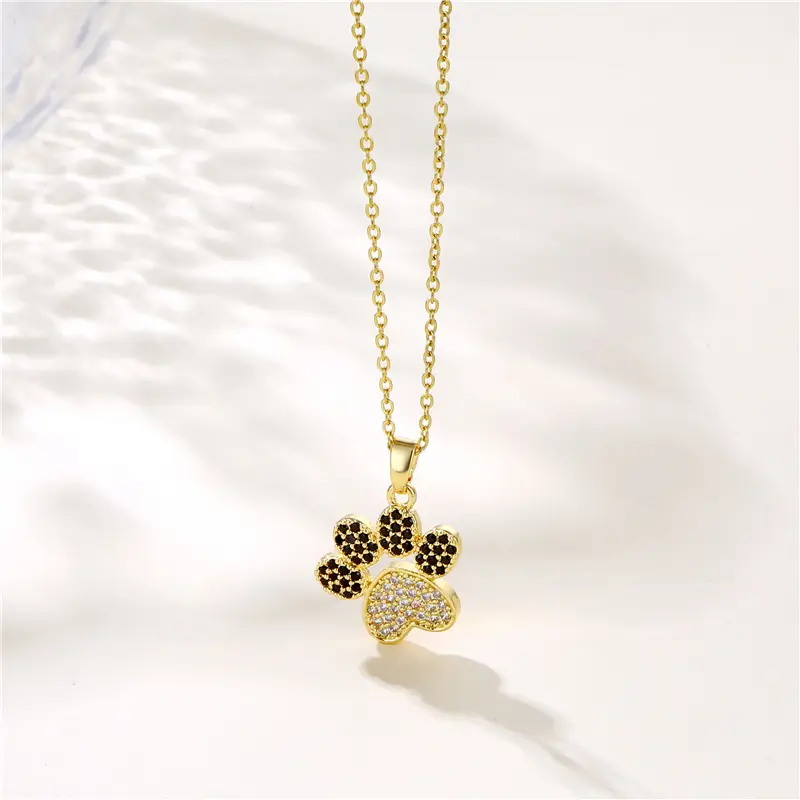 Jewelry Popular Cute Animal Cat Paw Necklace