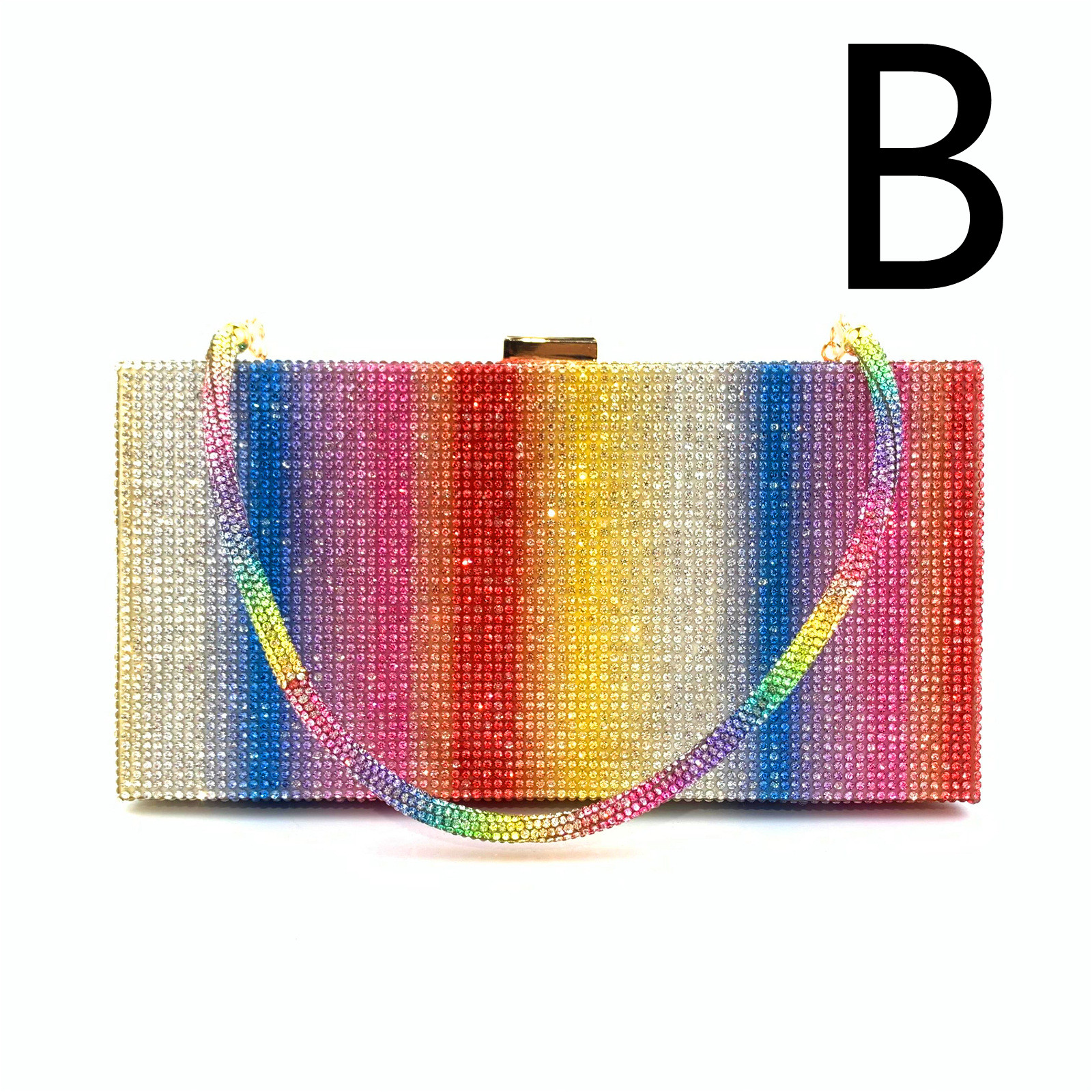 Title 3, Hot Diamond Rainbow Lady diner clutch