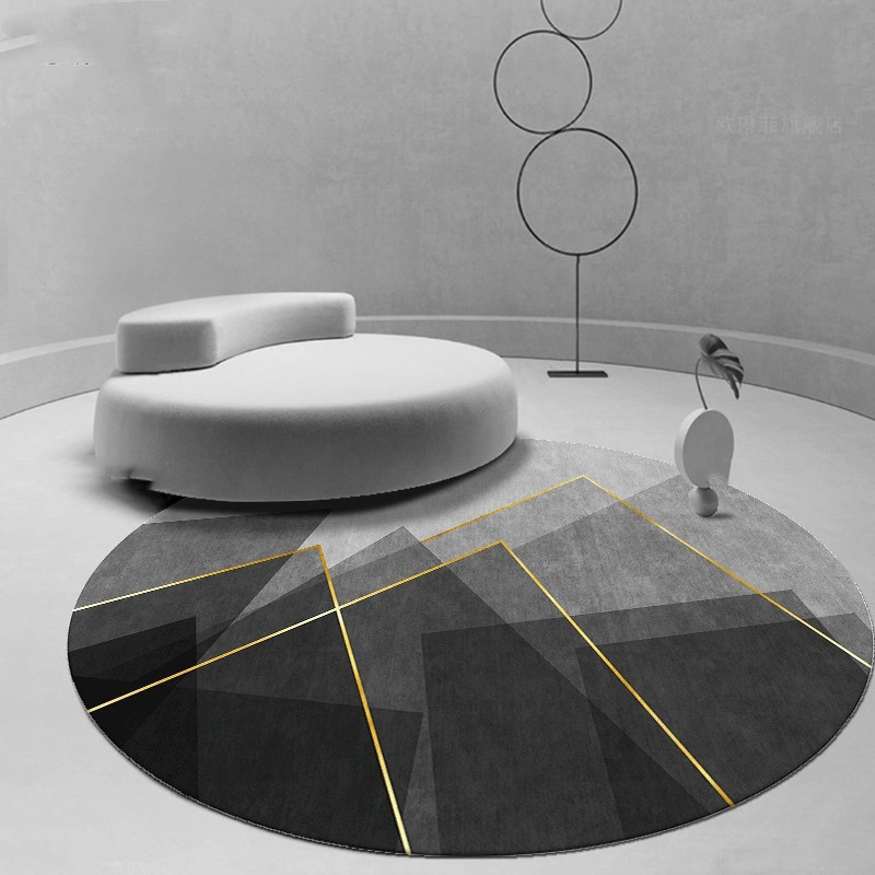 Dirt-resistant Office Computer Underfoot Round Carpet Pad