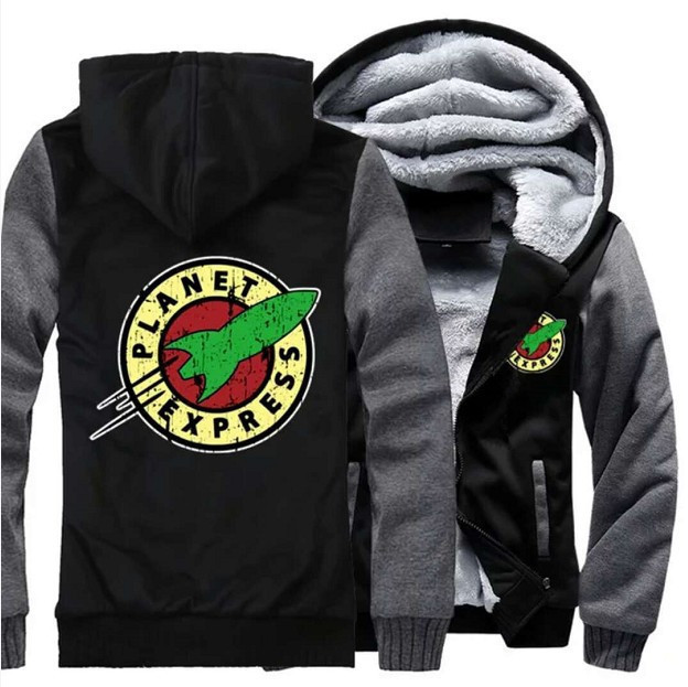 Winter Plus Velvet Thick Zipper Sweater