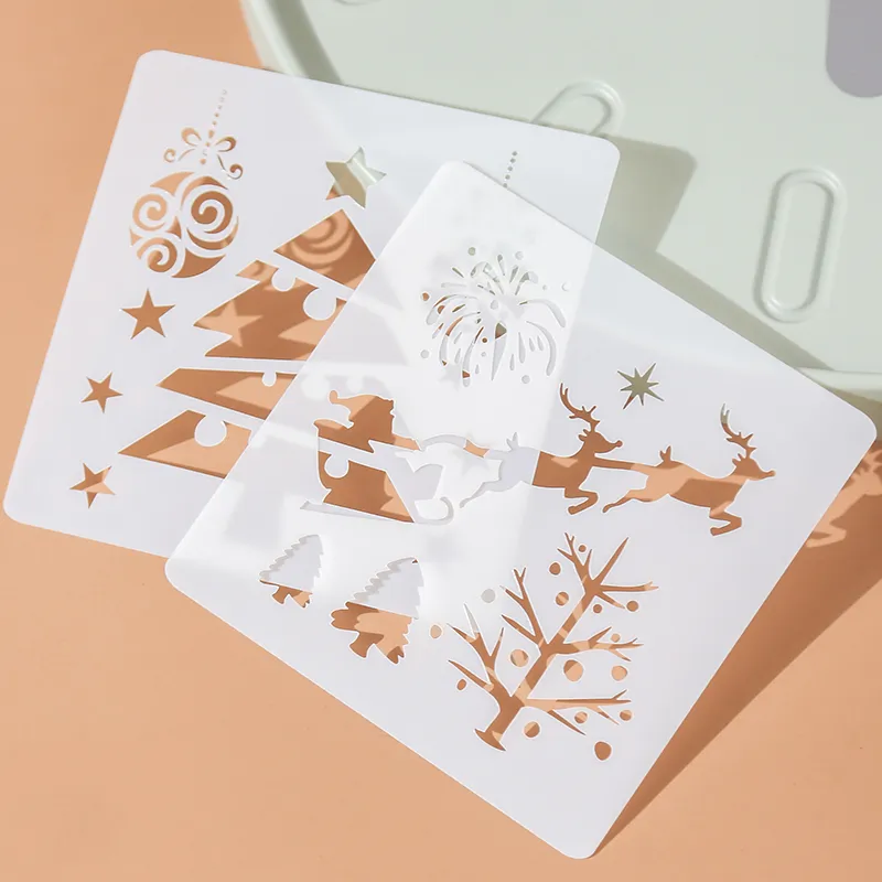 Grow Up Album Diy Hand Tent Christmas Hollowed Out Template – image 4