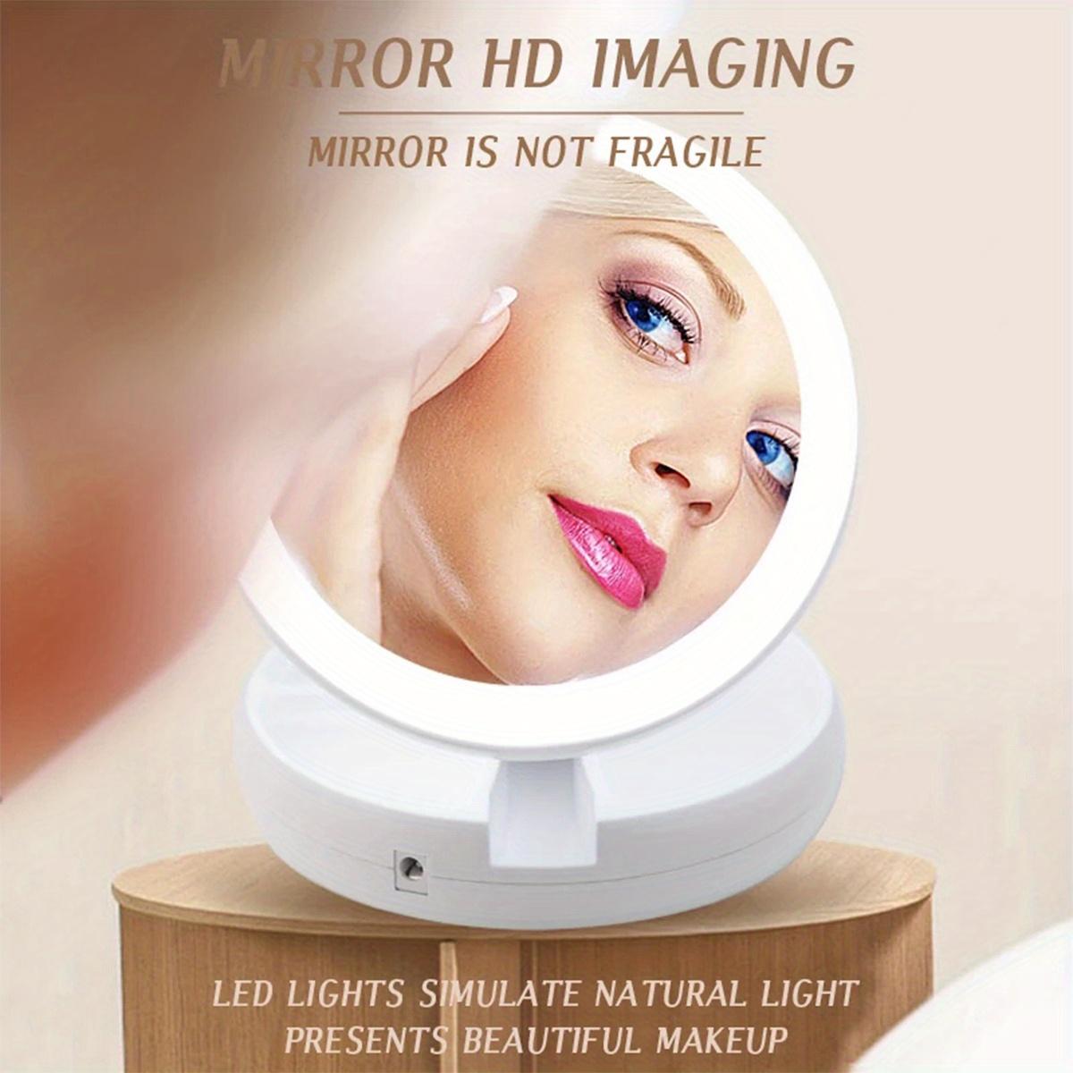 LED Illuminated Makeup Mirror, High-definition Desktop Vanity Mirror, A Must-have For Girls' Dormitories And Bedrooms. 7