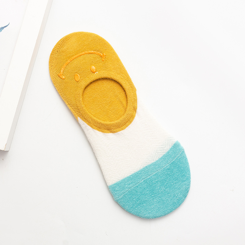 Title 6, Silicone Non-slip Smiley Socks