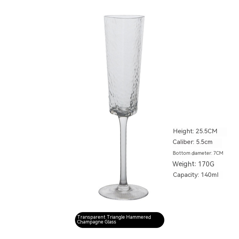 Transparent Champagne Glass