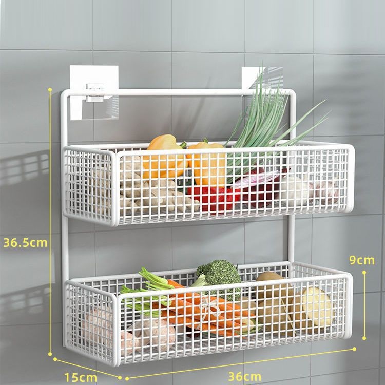 Title 1, Non Perforated Wall Kitchen Basket Shelf