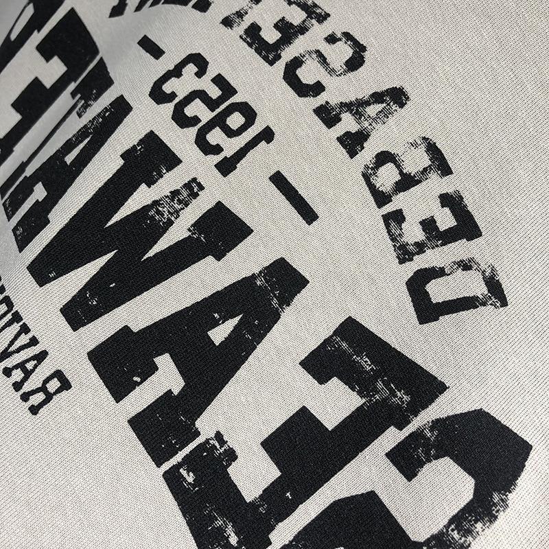 American Retro University Style Letter Printed Long Sleeve