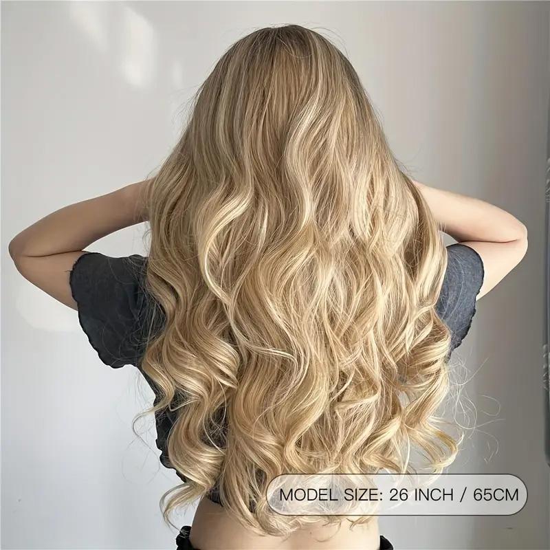 Ash Blonde Wig, Natural Wavy Hair - Daily Wear. Natural Colors. This wavy blonde wig embellishes your forehead, and is sweet. The natural wavy curl makes your look better. Wavy curly hair is also women's current favorite hairstyle. Meanwhile, blonde is th