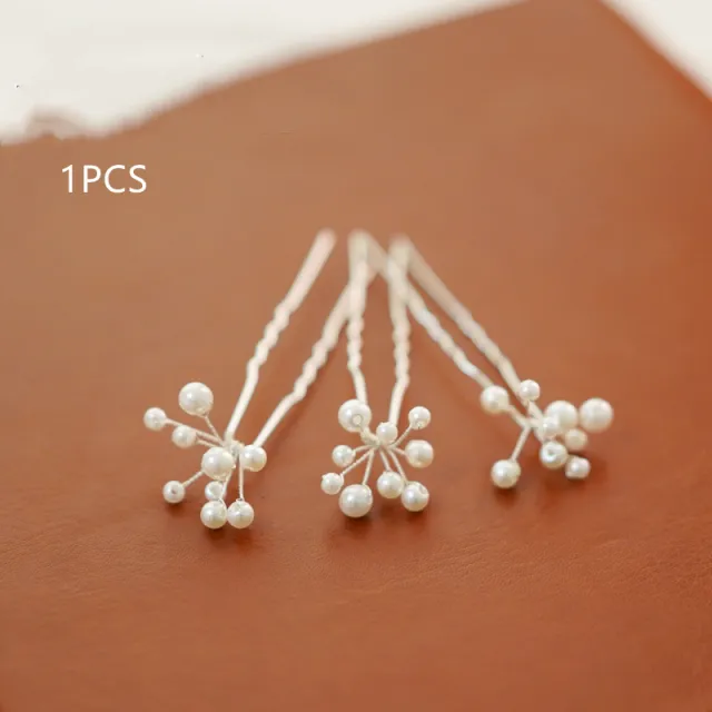 Bridal Pearl Hairpin Wedding Tiara White - Shop at LoveMi