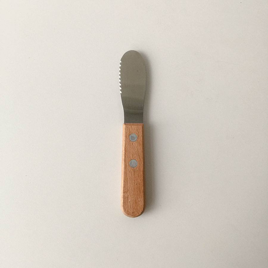 Title 3, Japanese-style Distressed Butter Knife With Sol...