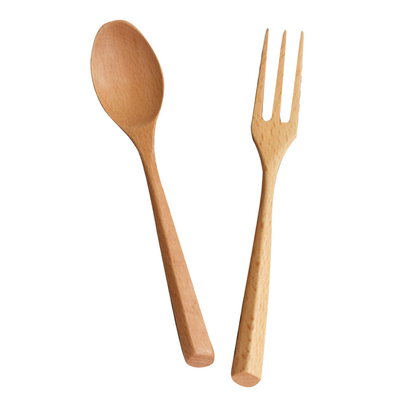 Title 4, Household Fashion Wooden Spoon Fork Tableware