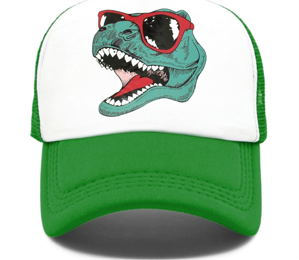Statement Dinosaur Print Soft Top Cap