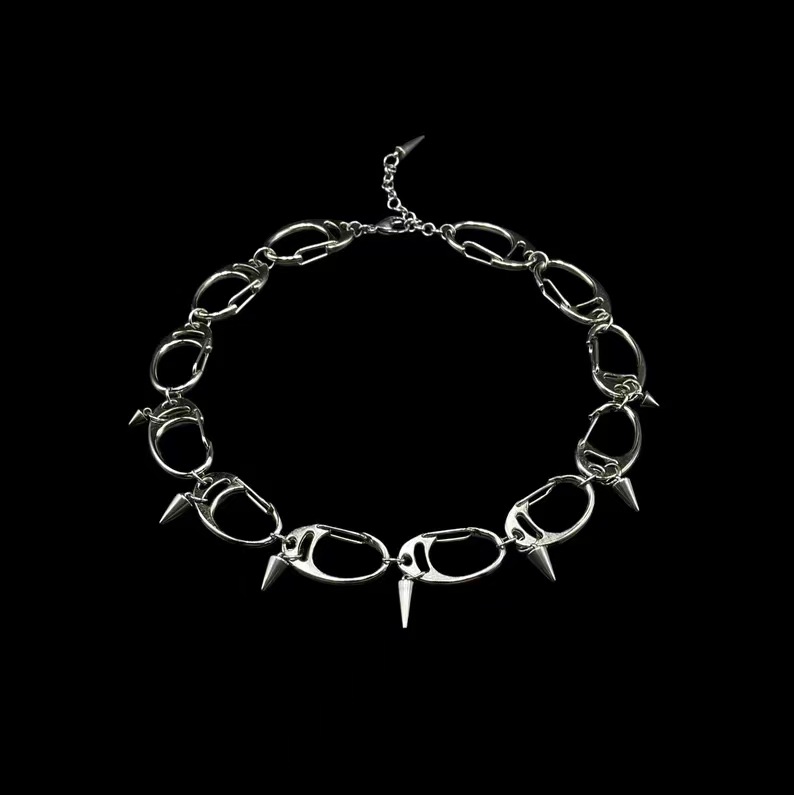 Titanium Steel Conical Necklace Senior Tide Cool Ins Wind