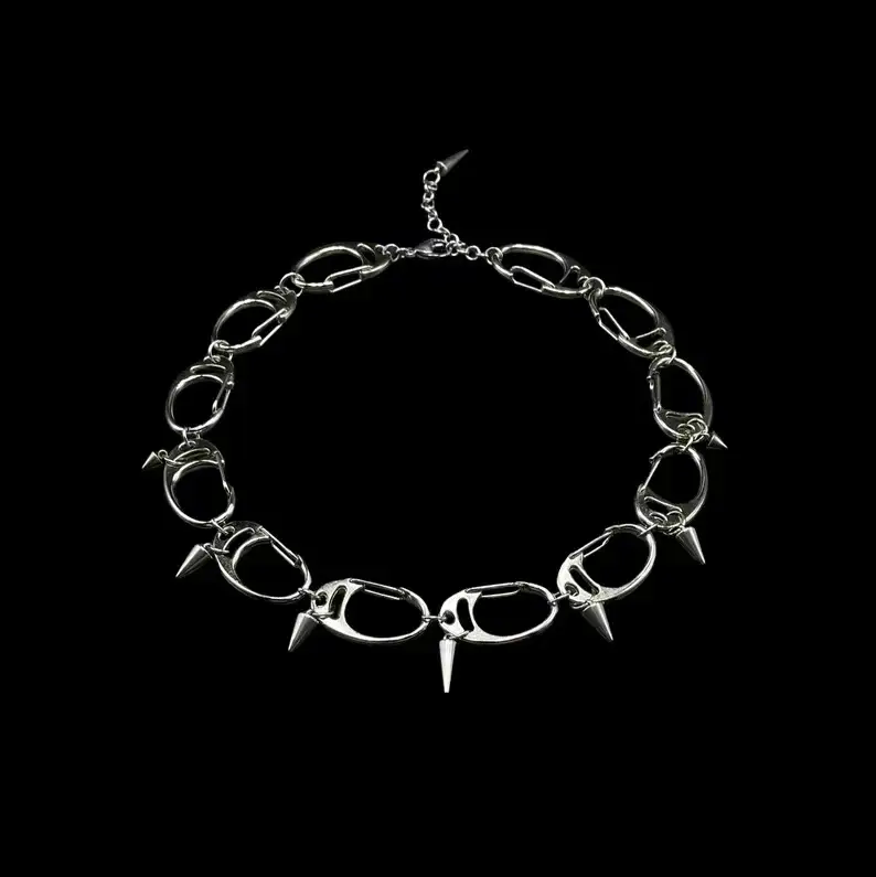 Titanium Steel Conical Necklace Senior Tide Cool Ins Wind