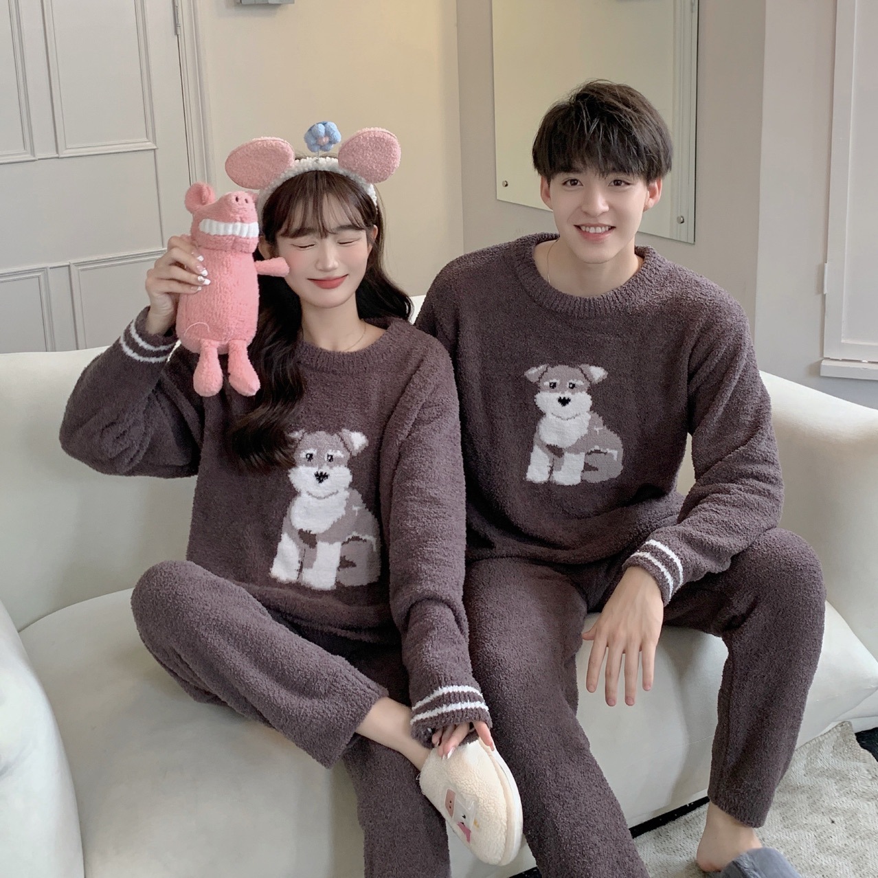 Title 2, Gp Couple Japanese Cute Dog Parent-child Soft H...