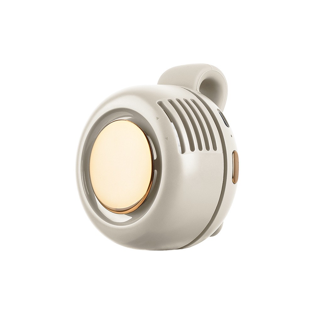 800mAH Mini Portable Silent Bladeless Fan Small Clip On Shirt Waist Adjustable Rotatable Camping Fan 3 Speed Type-C