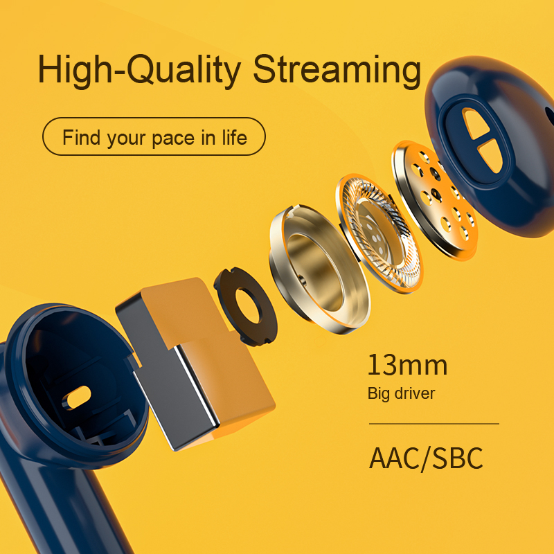 Wireless Bluetooth Headset Binaural Semi-in-ear Sports Running - Image 2