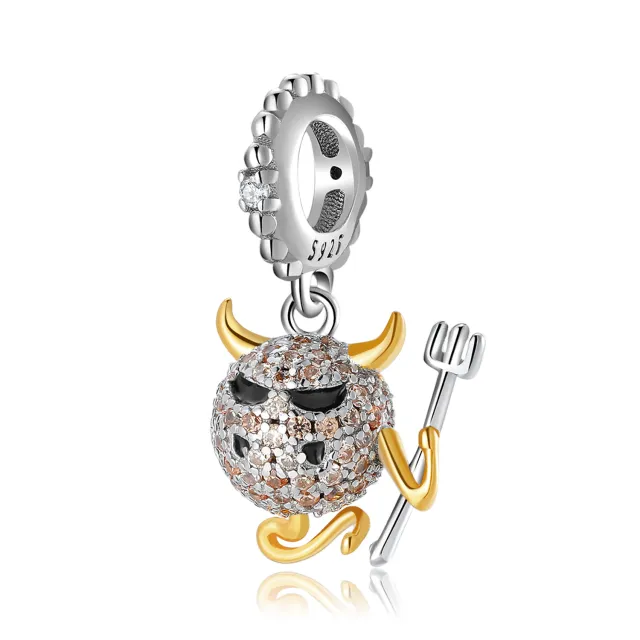 Devil Beads Halloween Bracelet DIY Accessories Silver - Shop at LoveMi