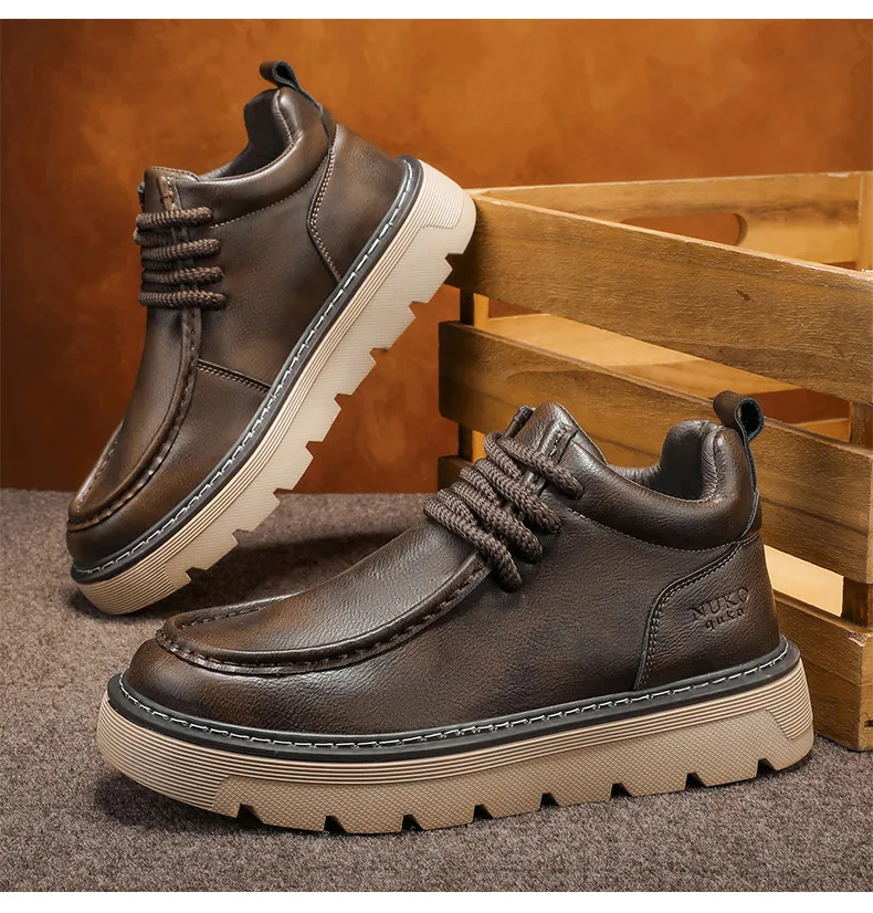 2026 Spring New Men's Retro Versatile Mid-Top