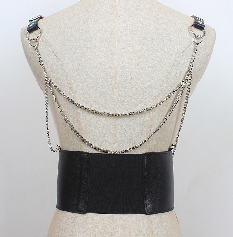 Title 5, Dark Girl Punk Metal Chain Leather Waist