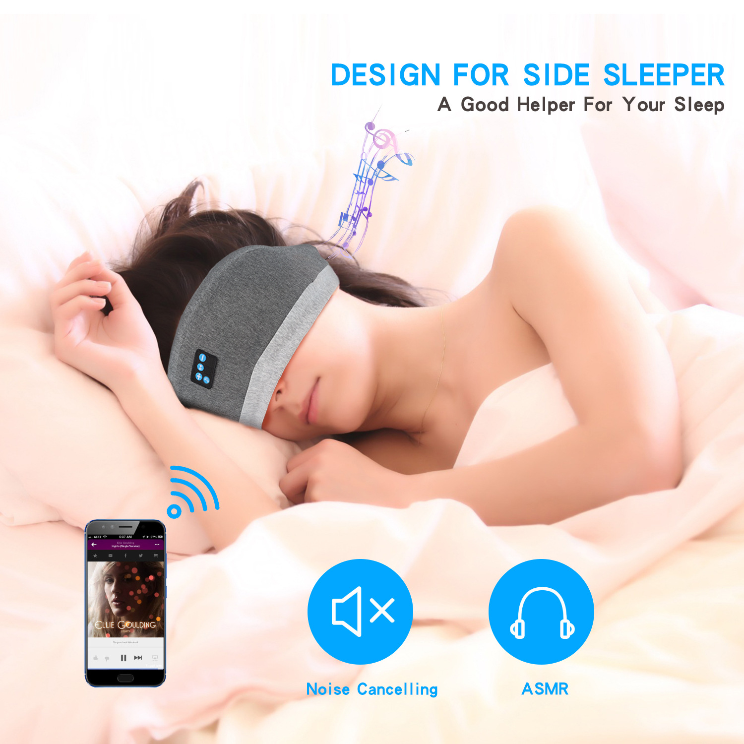 Music Wireless Eye Mask 4d Stereo Bluetooth - Image 3