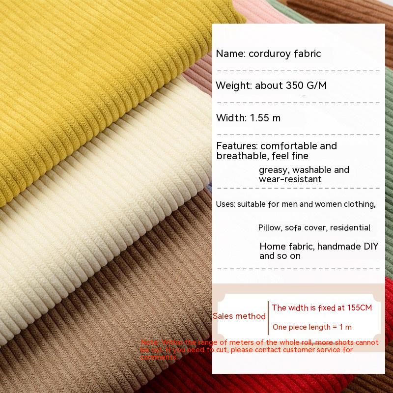 Title 3, Corduroy Fabric Outerwear Clothing Solid Color ...