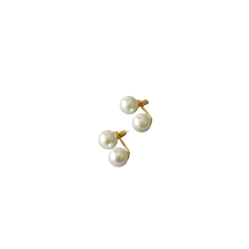 French Niche Design Temperament Pearl Earrings