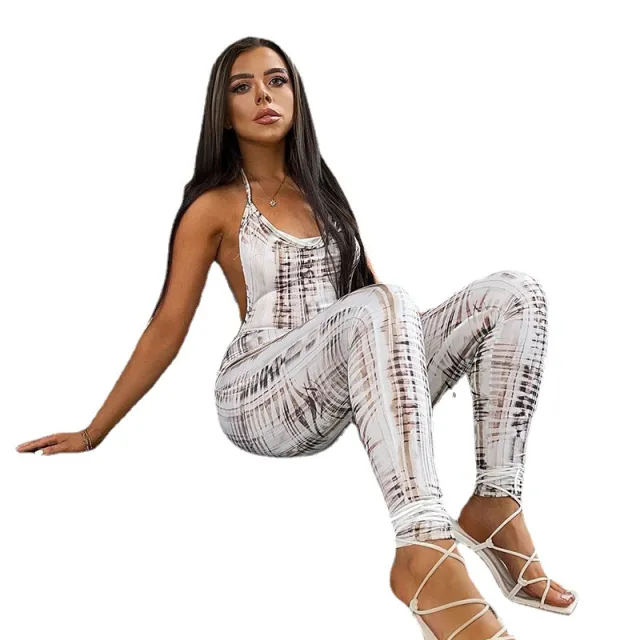 DIGITAL PRINTED OFF SHOT NECK HANGER Hip Lifting Bodysuit White - Shop at LoveMi