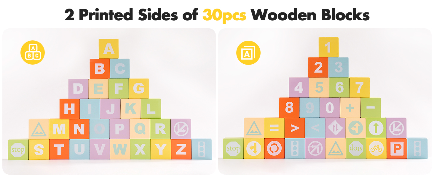 Wooden Blocks | Tiny Genius Toys